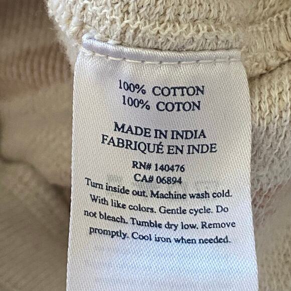 FAHERTY Day Tripper Striped Cotton Wide Leg Woven Pants, Size Small - Picture 11 of 12